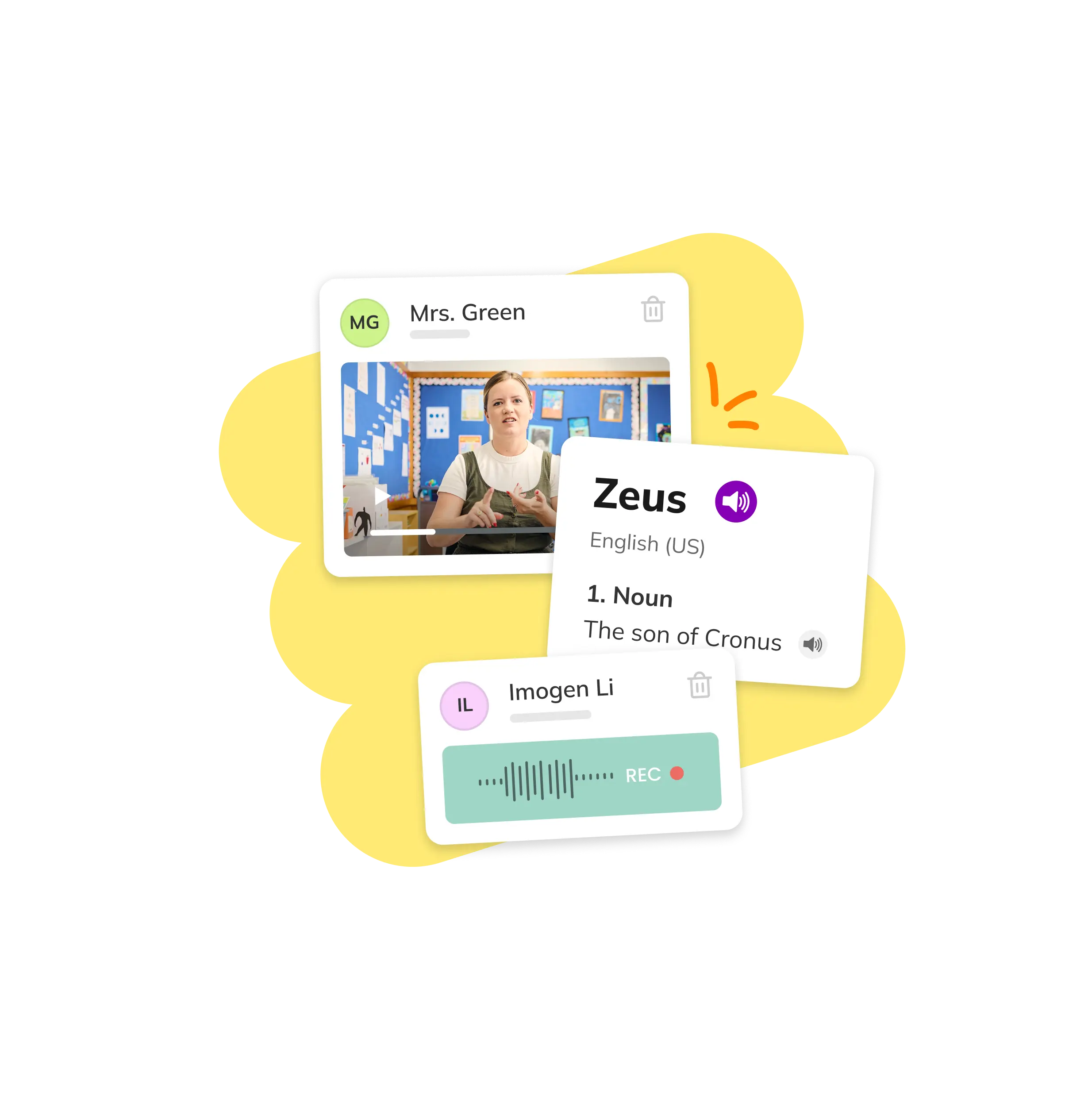 accessibility tools and ways of feedback for students in kami including the video tool, read aloud dictionary and voice recording